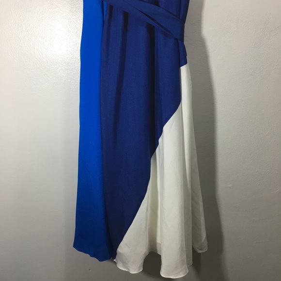 Lane Bryant Color Block Blue Dress - Picture 6 of 8